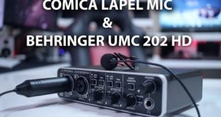 AUDIO FOR YOUTUBE | COMICA V02 LAPEL & BEHRINGER UMC 202 HD | Audio Interface