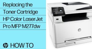 Replacing the Toner Cartridge | HP Color LaserJet Pro MFP M277dw | HP Support