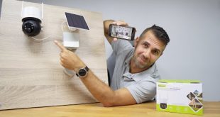 Wifi 360º Surveillance Camera with Solar Panel for Remote Location | Sannce Wire Free