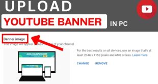 How to upload youtube banner on pc | youtube banner uploading problem solve