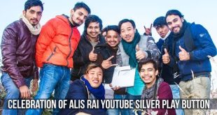 Alish Rai Youtube Silver Play Button VLOG || Nepali Prank Video Unboxing youtube button