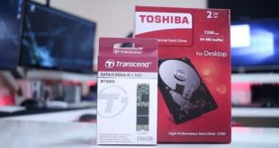 TRANSCEND M 2 SSD & TOSHIBA P300 SPEED TEST