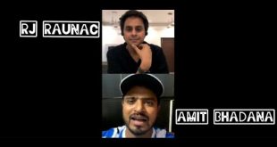 RJ Raunac congratulating Youtube Star AMIT BHADANA for 19 Million Subscribers #LiveInyourLivingRoom