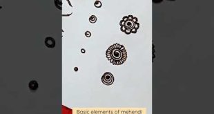 Basic elements of mehendi design #tutorial #live #shorts#ytshorts #subscribe #youtube#mehndi#bridal