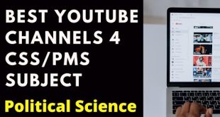 Best YouTube Channels 4 CSS/PMS Political Science
