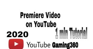 How to premiere your video on YouTube  in android