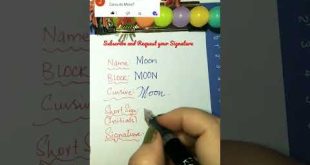 Moon name signature 💞✒️👌#youtubeshorts #ytshorts #youtube