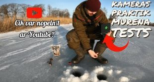 Līdaku cope ziemā! Cik var nopelnīt ar Youtube. Par Youtube naudu nopirku zemūdens kameru.