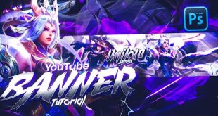 Cara Membuat YouTube Banner Mobile Legends di Android | PS Touch Tutorial
